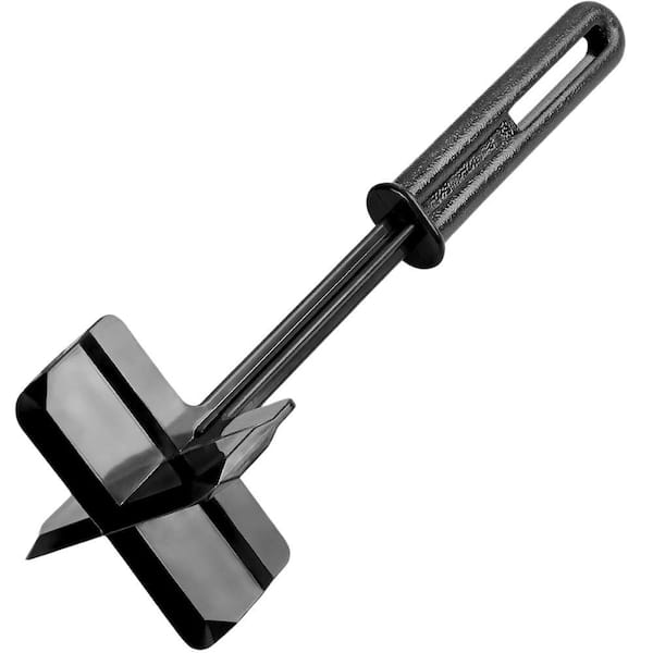 Zulay Kitchen Meat Chopper and Smasher - Charcoal Black