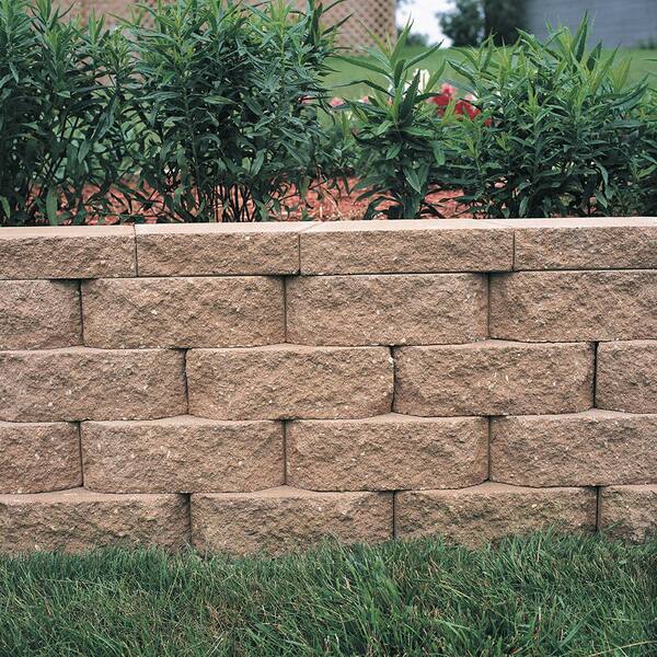 Pavestone 2 In X 12 8 Sand Tan Concrete Retaining Wall Cap 120 Piece 119 Sq Ft Pallet 81475 The Home Depot - Home Depot 12 Retaining Wall Blocks Pavestone 2 In X 12 8 Sand Tan Concrete Retaining Wall Cap 120 Piece 119 Sq Ft Pallet 81475 The Home Depot - Home Depot 12 Retaining Wall Blocks
