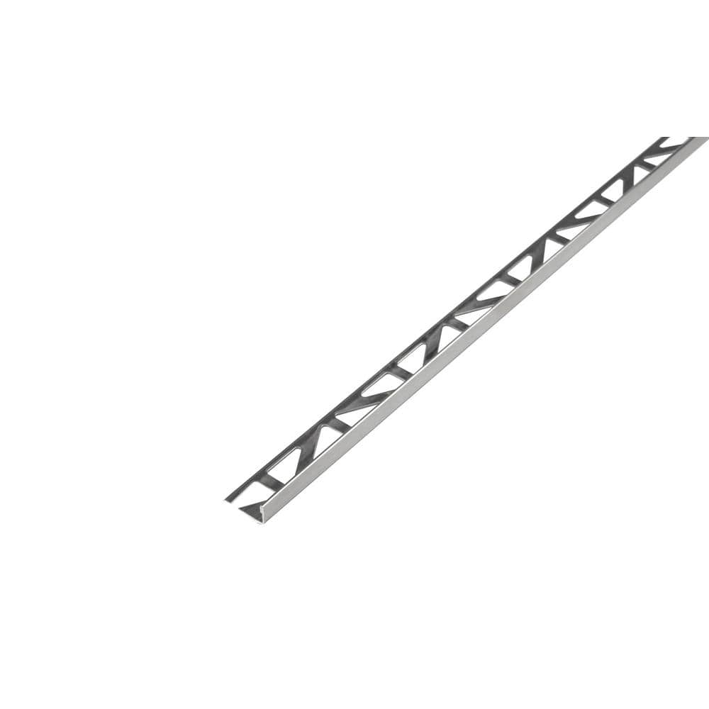 DUROSOL 0.375 in. D x 98.5 in. W x 98.4 in. L L-Shape Stainless Steel Hi-Gloss Polished Molding and Transition Trim price history on PriceWatchPro