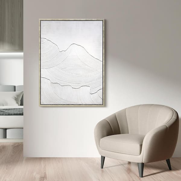 Empire Art Direct Mountain Serenity Heavily Textured Hand Painted