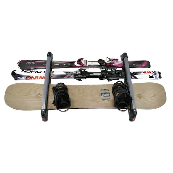 Menabo Metal Ceiling Mounted Adjustable Multi-Use Ski/Snowboard Rack
