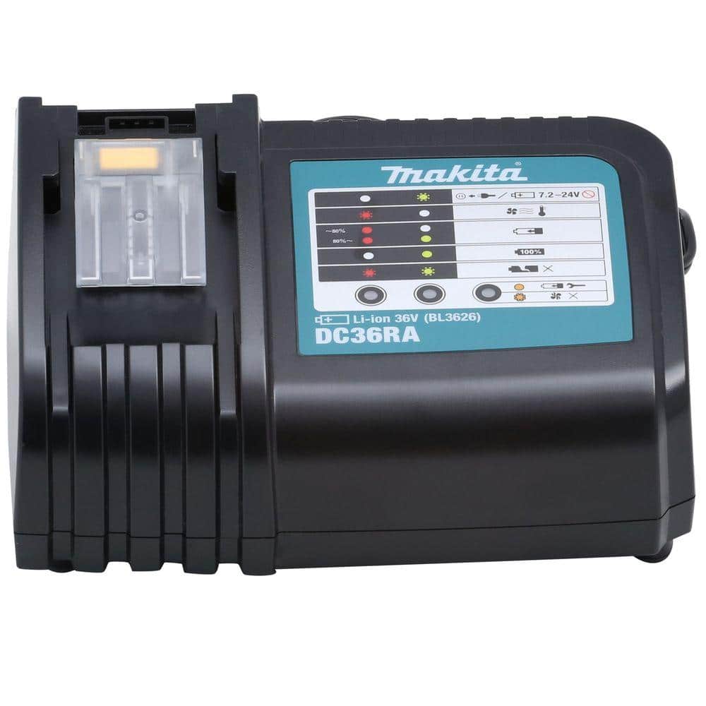 Makita 36V Lithium-Ion Rapid Optimum Charger DC36RA The Home Depot