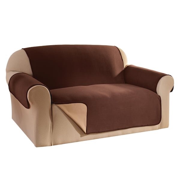 Innovative Textile Solutions Chocolate Reversible Waterproof Fleece Xl-Sofa Furniture Protector