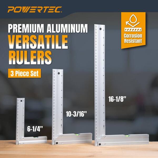 Mini Stainless Steel L-shaped 90 Degree Right Angle Ruler – Thickened Version