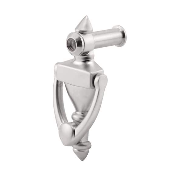 Prime-Line 1/2 in. Bore, 160-Degree View Angle, Satin Nickel Door Knocker and Viewer