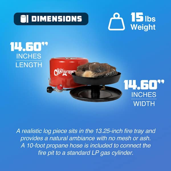 Camco Big Red Outdoor Portable Tabletop Propane Heater - Main Image