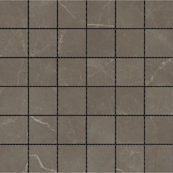 EMSER TILE Sterlina Henna 11.69 in. x 11.69 in. Squares Matte Porcelain Mosaic Tile (0.949 sq. ft./Each)