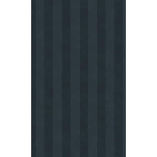 Walls Republic Navy Simple Geometric Striped Print Non-Woven Non-Pasted Textured Wallpaper 57 Sq. Ft.