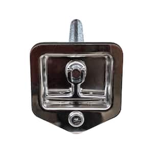 Stainless Single Point T-Handle Latch with Blind Studs/Gasket/Cylinder with Keys