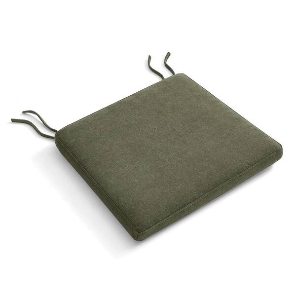 Jax Fabric Seat Cushion With Zipper in Sage