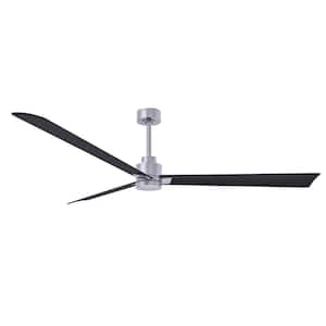 Alessandra 72 in. 6 fan speeds Ceiling Fan in Nickel with Remote Control Included