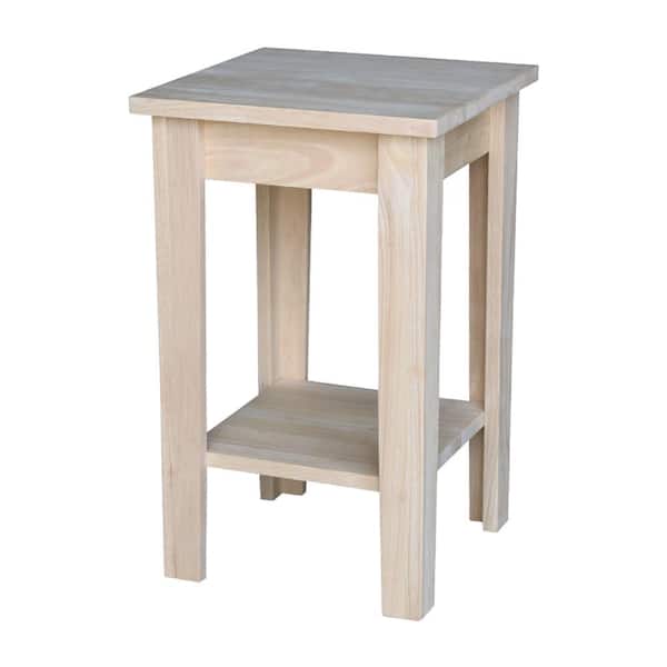 International Concepts Shaker Unfinished Plant Stand