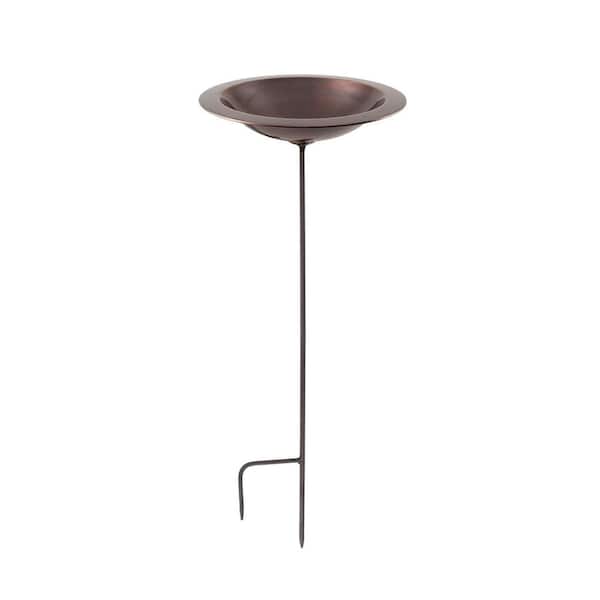 Achla Designs Classic II Birdbath w/Stake, 12.75 in. Diameter, Antique Copper