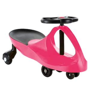 Hot Pink Zig Zag Wiggle Ride On Car No Batteries