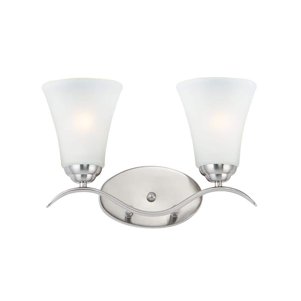 Maxim Lighting Vital 41 In 2 Light Satin Nickel Bath Vanity Light   Satin Nickel Maxim Lighting Vanity Lighting 12082 64 1000 