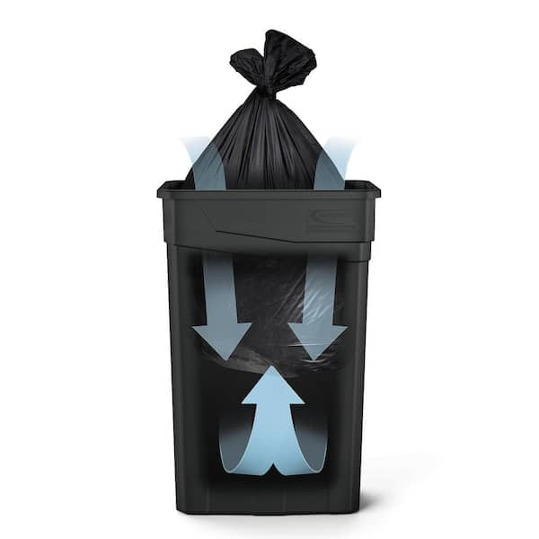 VTOPMART 4 Pack Plastic Small Trash Can, 1.5 Gallon/5.7 L Office Trash –  Vtopmart