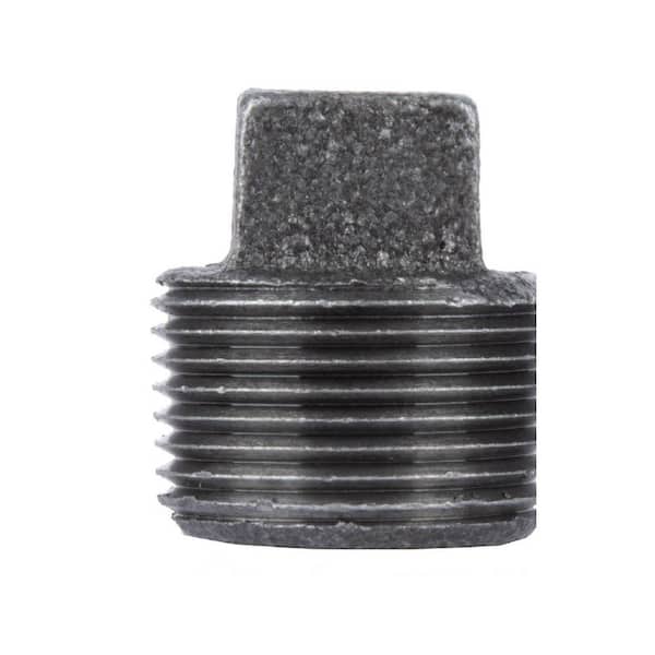 STZ 3/8 in. Black Malleable Iron Plug Fitting