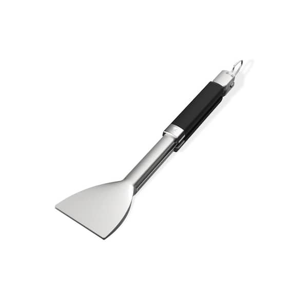 Stainless Steel Flat Grip Tongs Cooking Accessory for Griddle Flat Top Grill