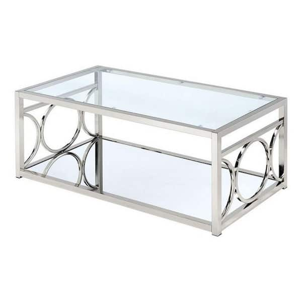 Benjara 23.5 in. W x 63 in. H . H Metal Framed Rectangular