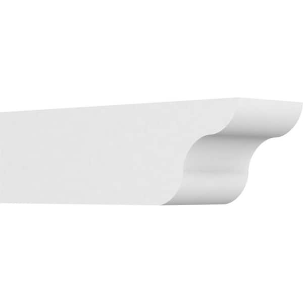 Ekena Millwork 6 in. x 6 in. x 20 in. Standard Carmel Architectural Grade PVC Rafter Tail Brace