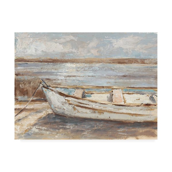Trademark Fine Art Ethan Harper Weathered Rowboat I Canvas Unframed Photography Wall Art 24 in. x 32 in