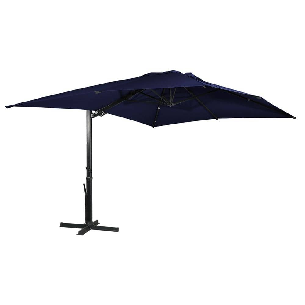 10x13 ft. 360° Rotation Square Outdoor Cantilever Patio Umbrella in Navy Blue price history on PriceWatchPro