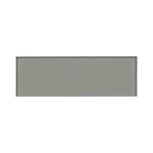 Pebble Gray 3 in. x 9 in. x 8 mm Mixed Glass Subway Tile (3.8 sq. ft. / case)