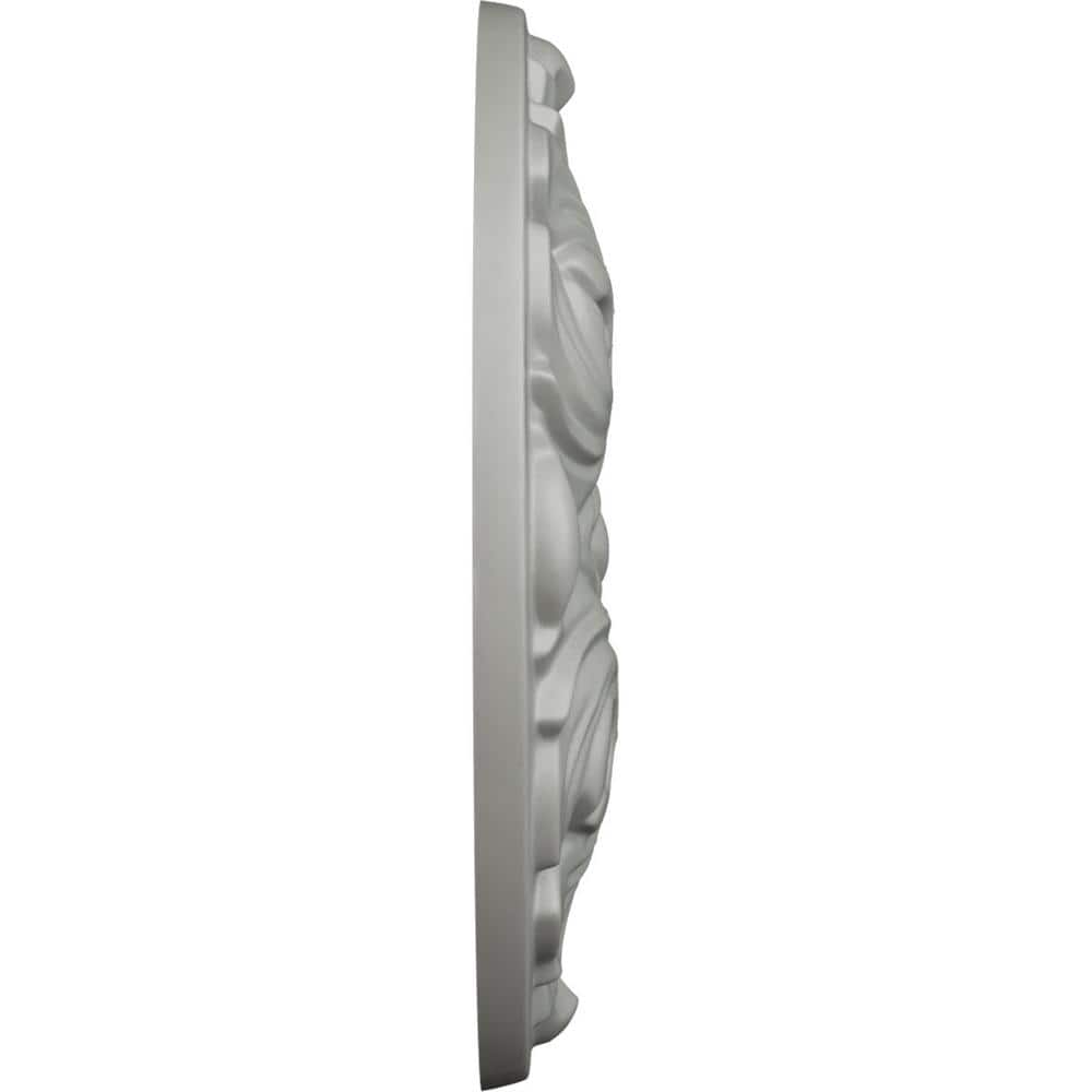 Primed White Oval Polyurethane Kinsley Rosette