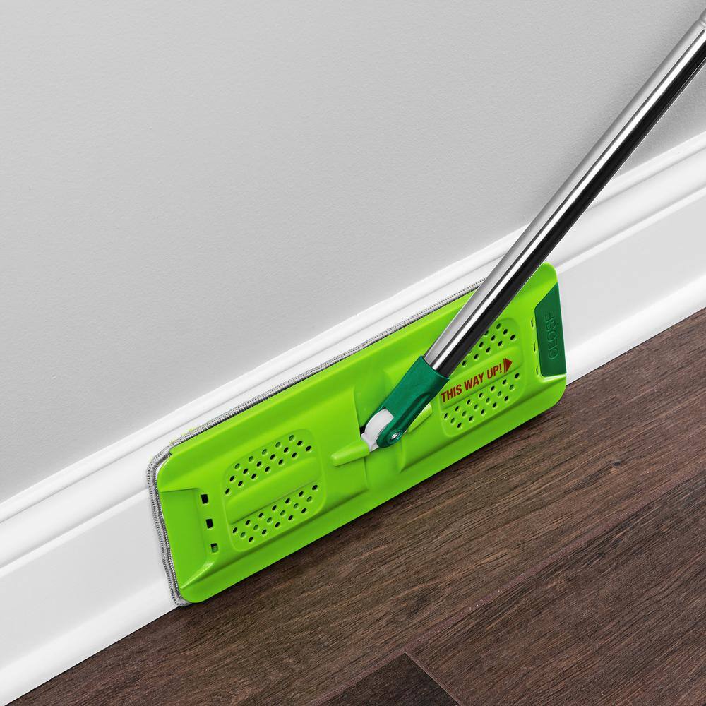 Libman Green Microfiber Mop with Dual Chamber Bucket System