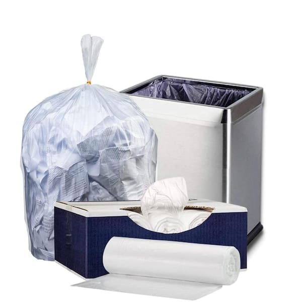 Plasticplace 6 Gal. Clear High-Density Trash Bags (Case of 2000)