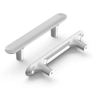 Maven Collection Pull 3 in. (76mm) Center to Center Chrome Finish Modern Zinc Bar Pull (1-Pack )
