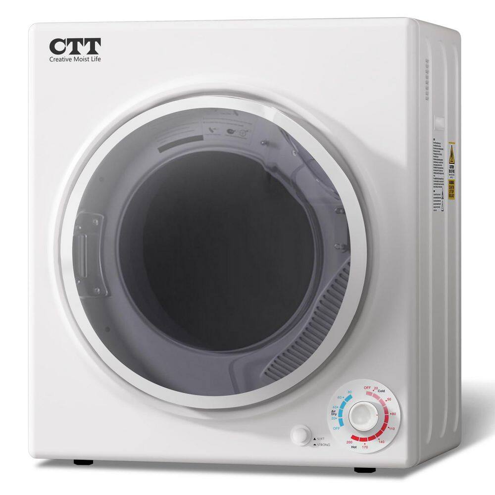 CTT 3.5 cu. ft. Vented Front Load Dryer in White with Multiple Filtration System, 4-Drying Modes and Stainless Steel Tub price history on PriceWatchPro