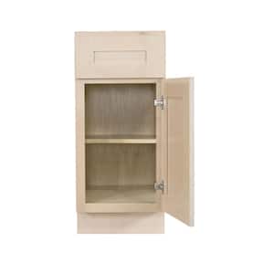 Lancaster Shaker Assembled 21x34.5x24 in. Base Cabinet with 1 Door and 1 Drawer in Stone Wash