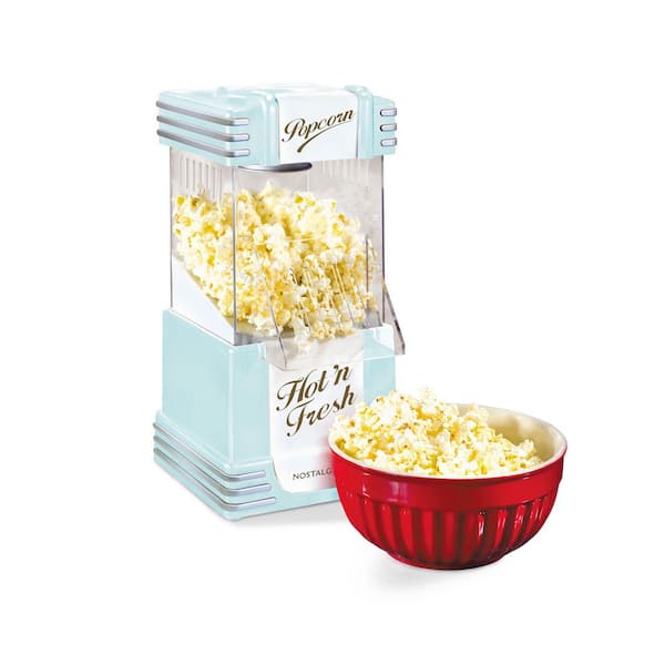 12-Cup Hot Air Popcorn Maker, Aqua