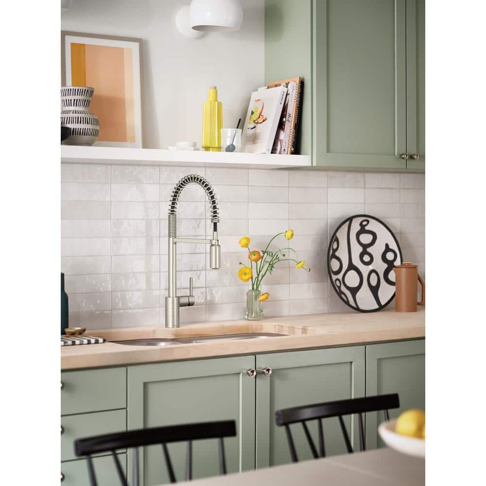 Stainless Steel Touchless Pull-Down Kitchen Faucet with Spray