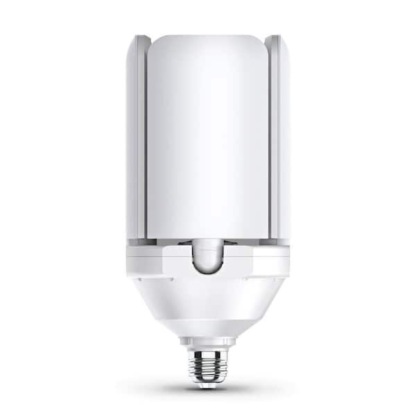 Feit Electric 400-Watt Equivalent Indoor Garage 4-Panel Foldable LED Light Bulb, 5000K Daylight (1-Pack)