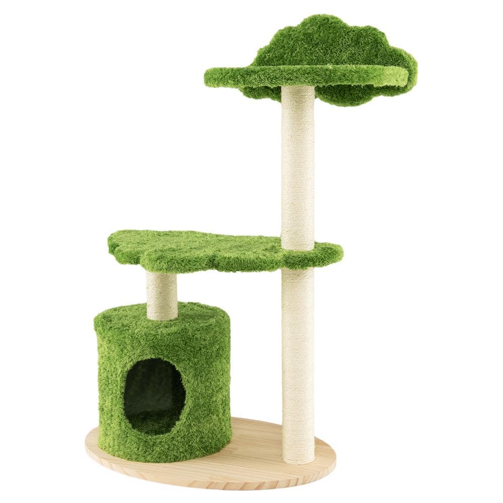 Store Petco Cat Condo Cat Towers Petco ANGELES HOME Green Beige