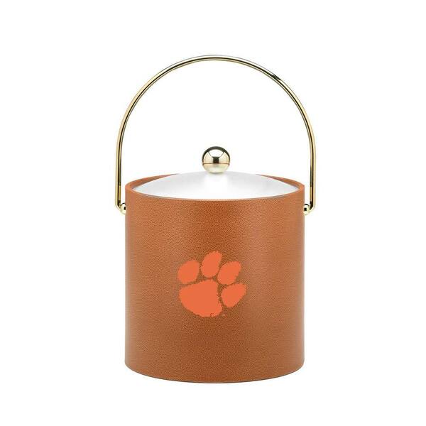 Kraftware Clemson 3 Qt. Basketball Texture Ice Bucket