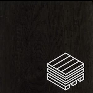 Perfection Charcoal Oak 20 MIL x 7.13" W x 49" L Click Lock U-Groove Waterproof Luxury Vinyl Plank (873 sq.ft/pallet)