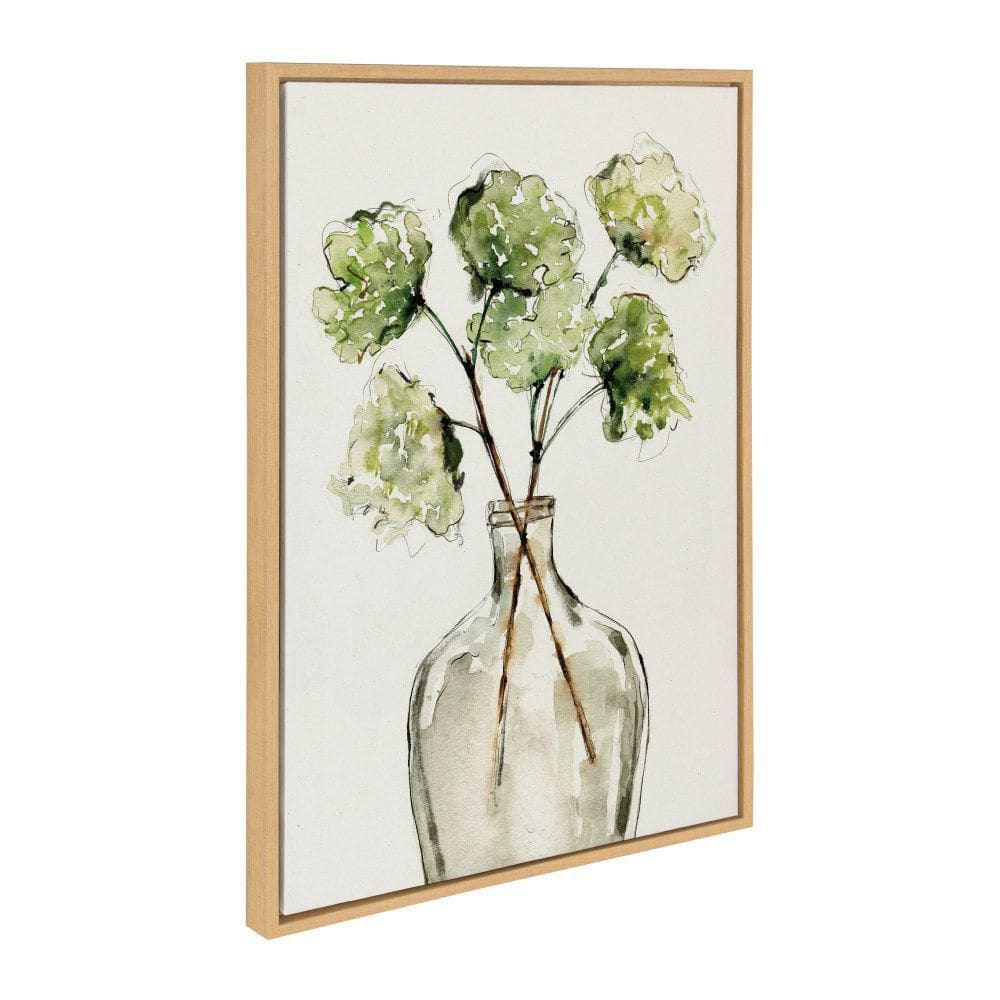 Natural Greenery and Protea Botanical Canvas Art Set