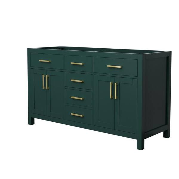 Beckett 59 in. Bath Vanity Cabinet without Top in Green