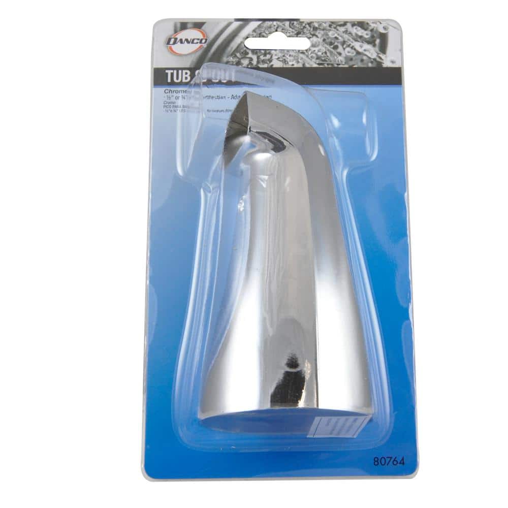 Chrome Universal Fit Tub Spout with Diverter
