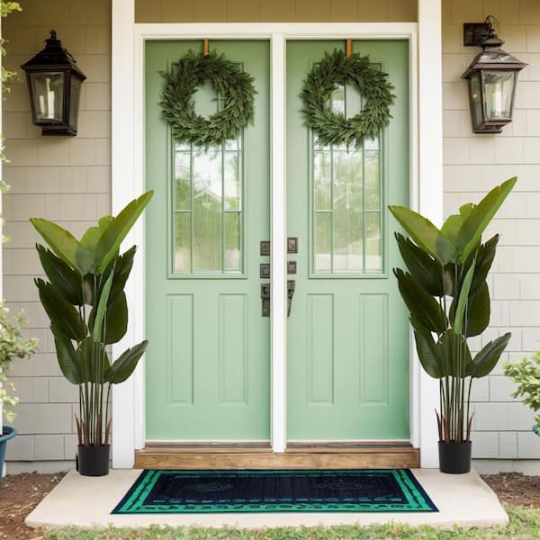 5.2 ft. Artificial Palm Tree in Pot, 2-Piece/Set