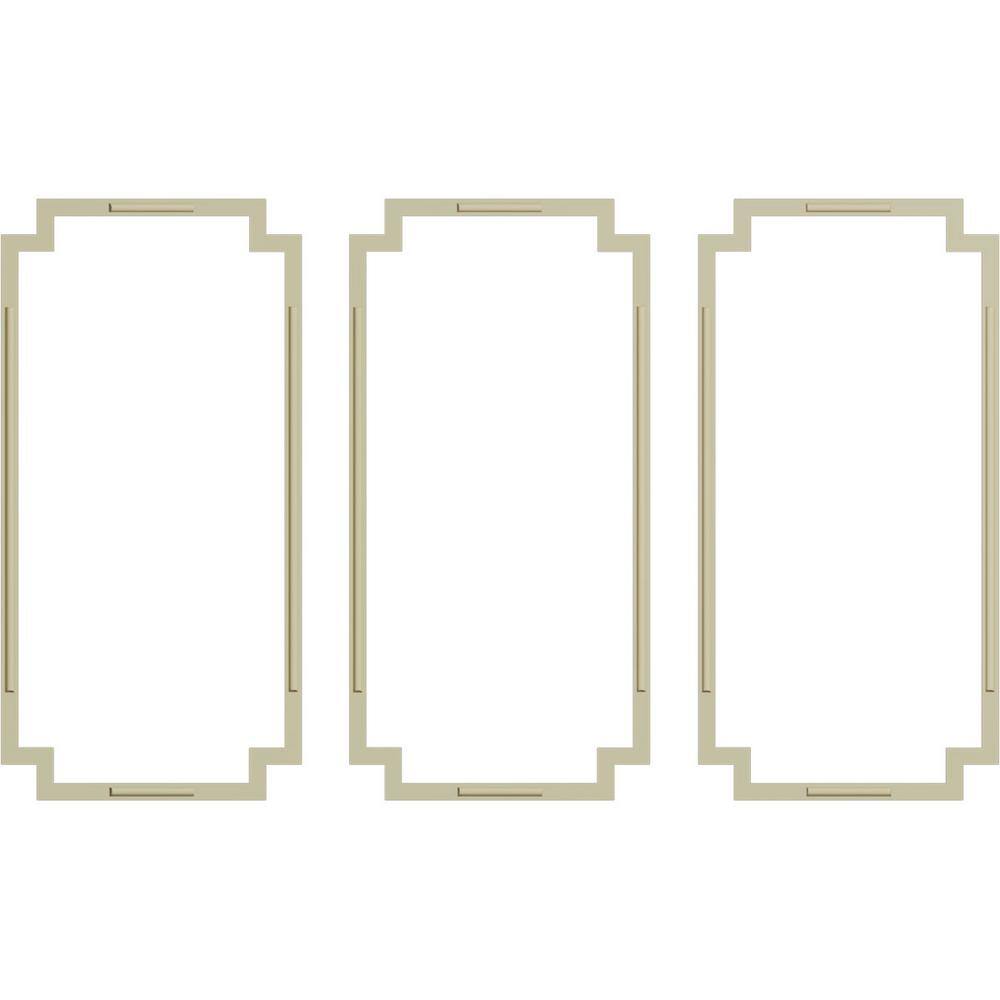 Sellek 31"W x 62"H Gray Urethane Panel Moulding Kit