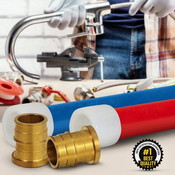 PLUMBFLEX 1/2 in. 90-Degree PEX A Expansion Pex Plug End Cap, Lead