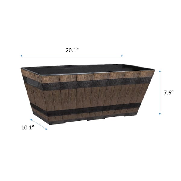 304mm x 304mm x 575mm DW Printed Plant Box with Insert (Pack of 10) 