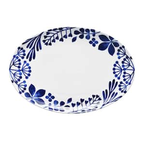 Sandefjord 16 in. (Blue) Porcelain Oval Platter