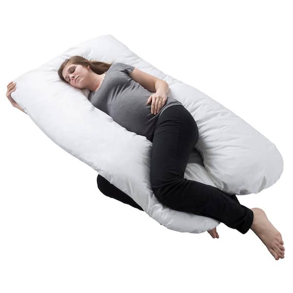 Full Body Contour U Pillow with Removable Cover TG2336D - The Home Depot