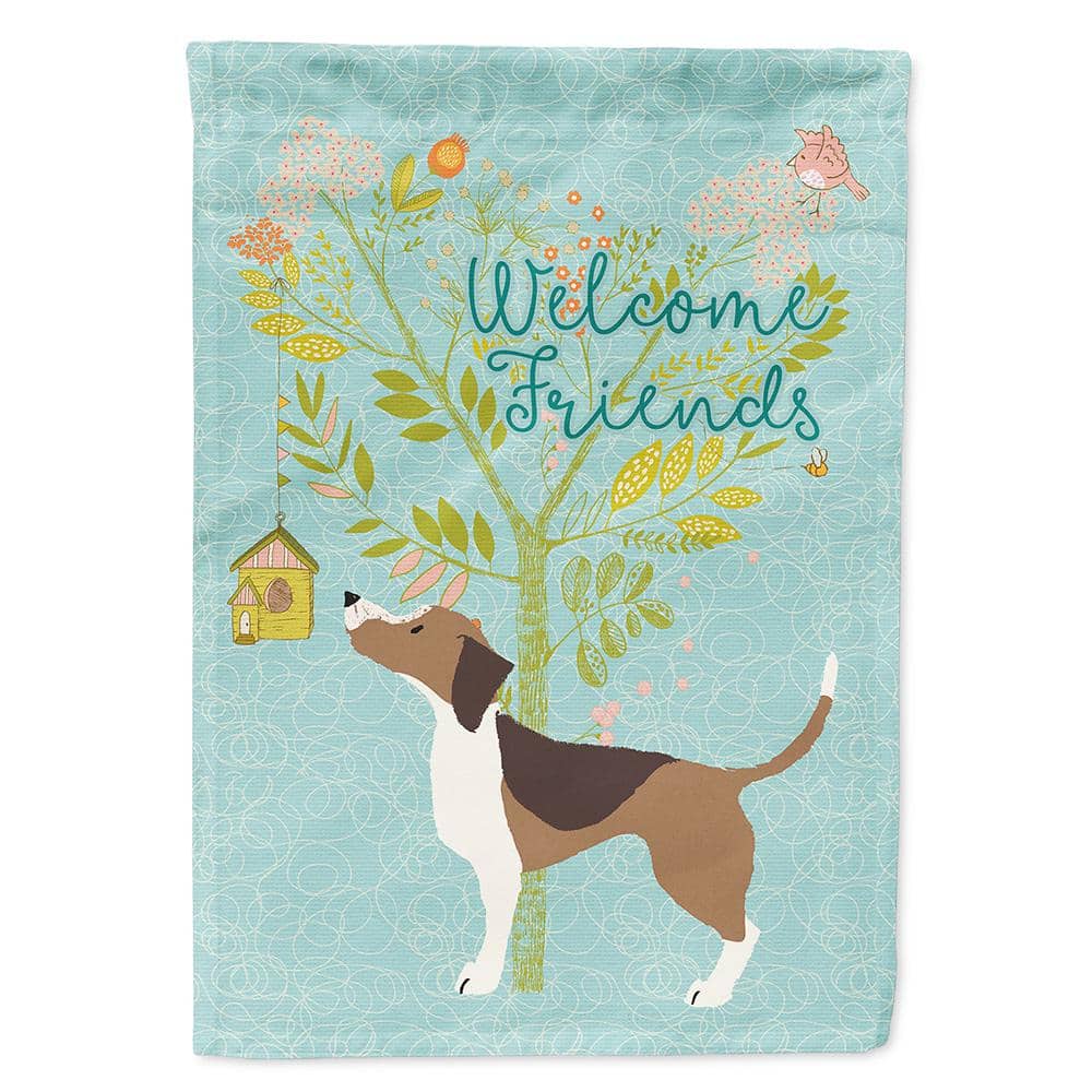 Ine S Treasures 11 In X 15 1 2 Polyester Welcome Friends Beagle Sided Ply Garden Flag Bb7601gf The Home Depot Ply Garden Flag, Easter Beagle Garden Flag