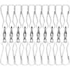 ANLEY Stainless Windsock Clips with 3 in. Dual Swivel Hook, 360° Rotatable  and Anti-Wrap (Pack of 10) A.Windsock.Swivelclip.10pc - The Home Depot